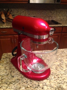 My mom's new Kitchen Aid Stand Mixer!